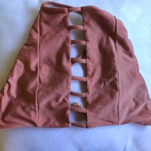 The most pretty color and material on this swimsuit top